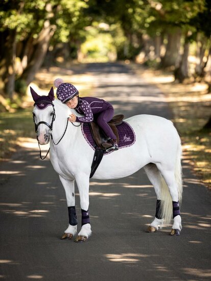 Le Mieux  zadeldekje suede Fig  - PONY