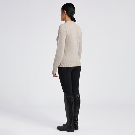 Cavalleria Toscana pure wool crew neck sweater creme