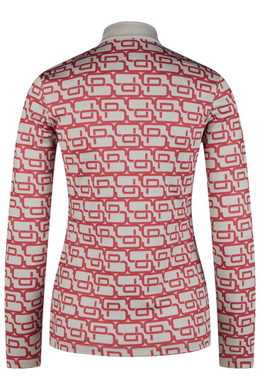 Pikeur 6272 Icon lange mouwen Shirt Sports rumba red