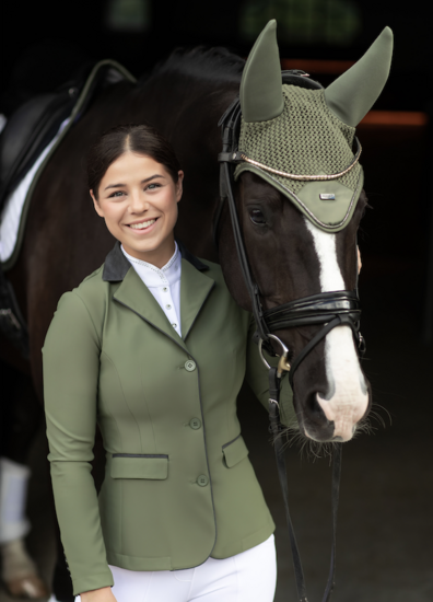 Equestrian Stockholm Classic wedstrijd jas Striking valley groen