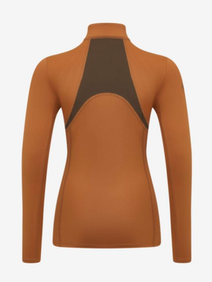 Le Mieux YOUNG RIDER Mesh baselayer Mia lange mouw Ginger