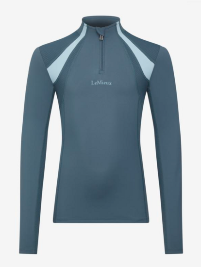 Le Mieux YOUNG RIDER Mesh baselayer Mia lange mouw Glacier