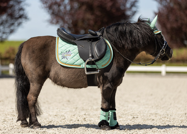 BR Mini Horse zadeldek feldspar groen