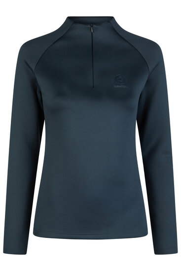 Eskadron Zip shirt platinum atlantic blue