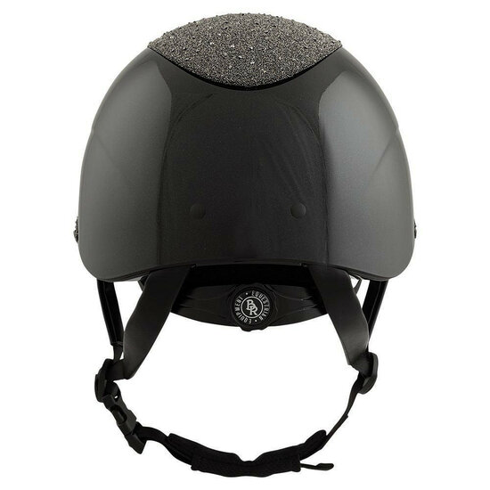 BR Rijhelm Theta Plus Dazzling Glamourous Glossy Black/Gunmetal