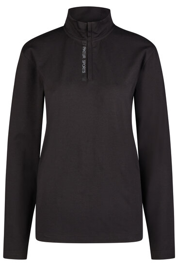 Pikeur Zip shirt 6306 sports heren Zwart