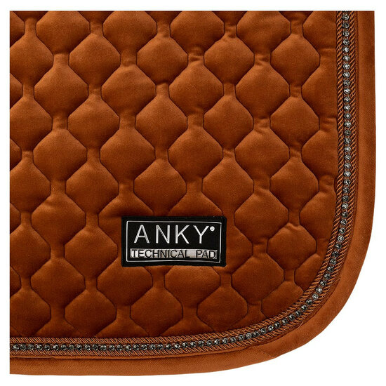 Anky zadelpad Velvet Stones Dressuur Rust full