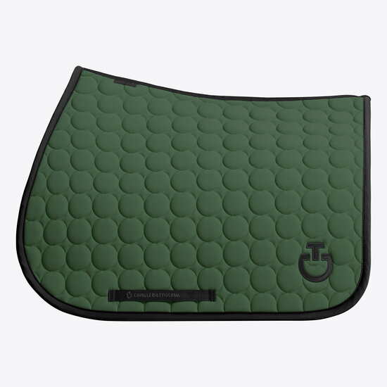 Cavalleria Toscana CIRCLE QUILTED JERSEY Spring Groen met zwarte rand