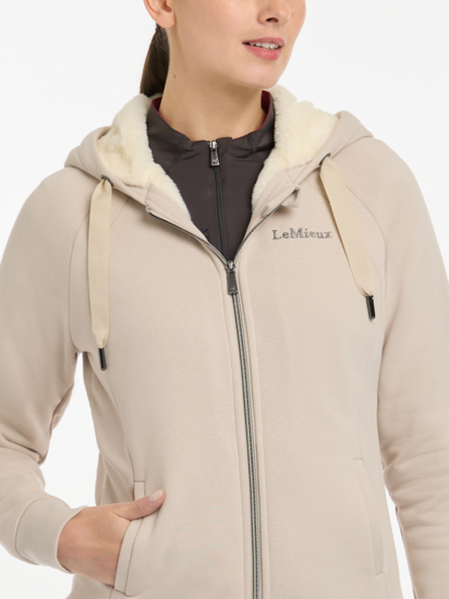  Le Mieux Leia Lined Hoodie Stone