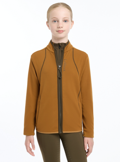 Le Mieux YOUNG RIDER Felicity Fleece vest Ginger