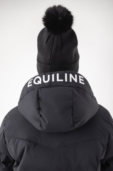 Equiline Extra warme Winter Jas COLINE Zwart