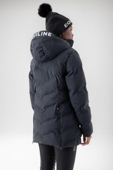 Equiline Extra warme Winter Jas COLINE Zwart