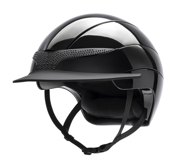 Equiline Cap XANTO Glossy met Standaard Visor Mat en Strass