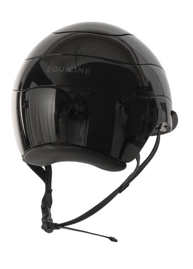 Equiline Cap XANTO Glossy met Standaard Visor Mat en Strass