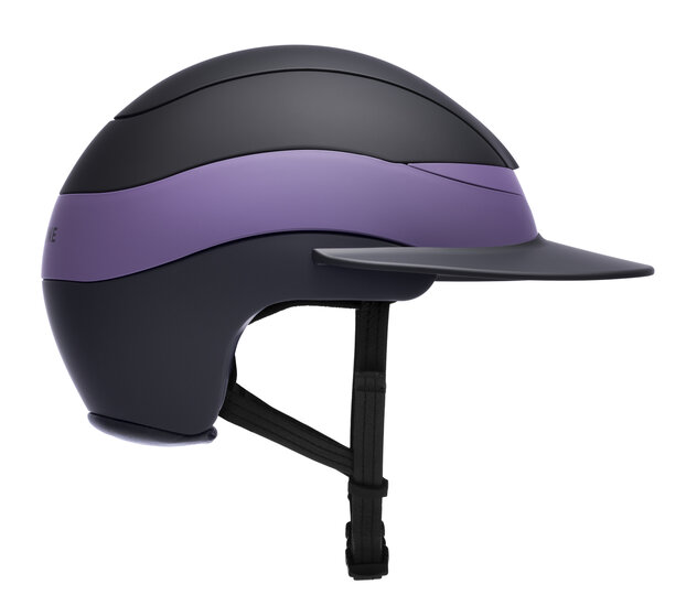 Equiline Cap XANTO Matt Zwart/Patrician Purple Sun Visor