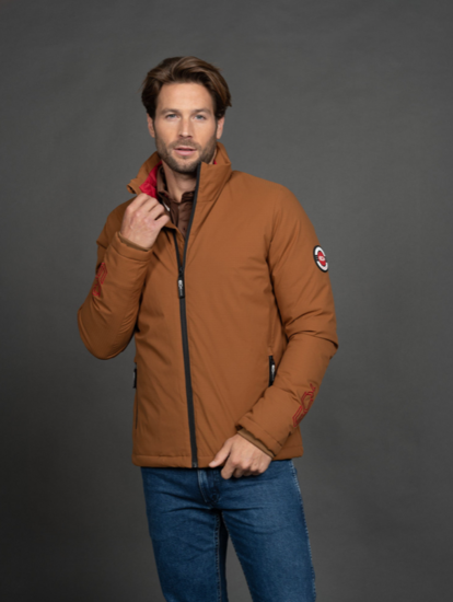 ECX fashion Heren Outdoor Jacket Bruin