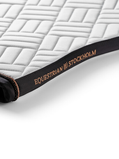 Equestrian Stockholm zadeldek  dressuur Modern White dark ocean