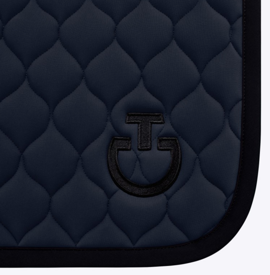  Cavalleria Toscana  CIRCULAR QUILTED JERSEY Jump Dark Navy met Zwart logo