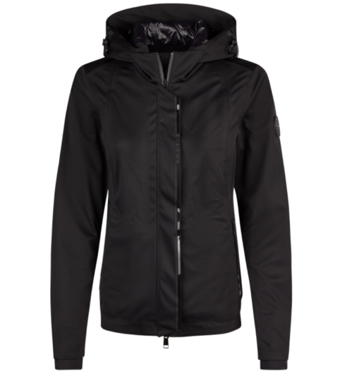 Pikeur korte softshell regenjas zwart 7047