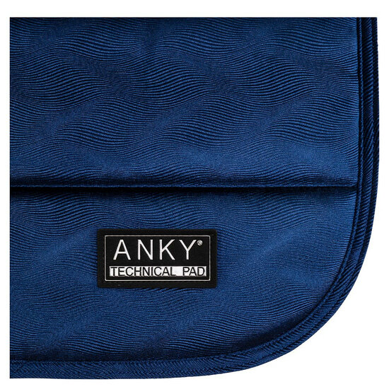 Anky zadelpad dressuur velvet wave Twilight Blue FULL