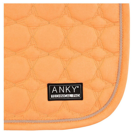 Anky zadelpad dressuur - Suede-  Sunset Gold FULL