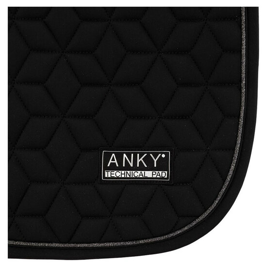 Anky zadelpad dressuur - Poly Nylon zwart FULL