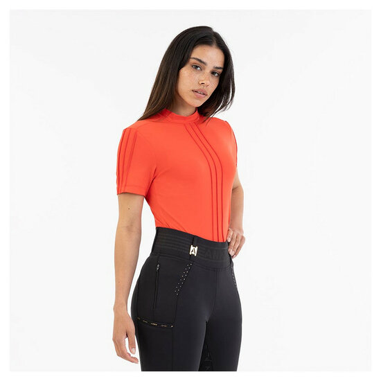 ANKY mockneck tee shirt Coral Paradise