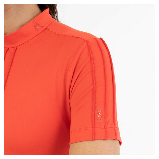 ANKY mockneck tee shirt Coral Paradise