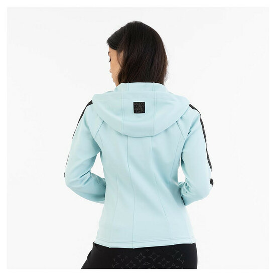 ANKY Hooded tech jacket Canal Blue