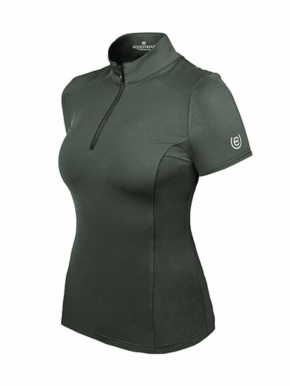 Equestrian Stockholm ILLUSION top Avenue Green korte mouw