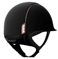 Samshield Cap Shadow  zwart met rose golden trim en rose gold Blason R10