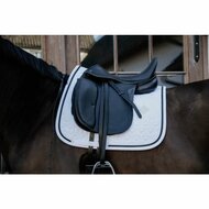 Kentucky zadelpad glitter rope Dressage White/Navy Full 