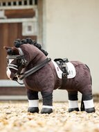 Le Mieux Toy pony zadeldekje Wit met nummers