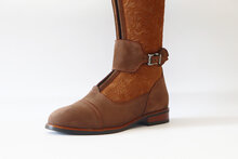 Kingsley rijlaars London Nubuck brown -  Floret mt 39 medium 