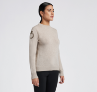 Cavalleria Toscana pure wool crew neck sweater creme