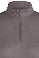 Pikeur strass lange mouwen shirt 6273 Steel grey