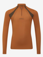 Le Mieux YOUNG RIDER Mesh baselayer Mia lange mouw Ginger