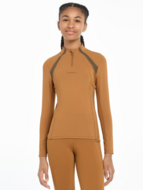 Le Mieux YOUNG RIDER Mesh baselayer Mia lange mouw Ginger