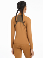 Le Mieux YOUNG RIDER Mesh baselayer Mia lange mouw Ginger