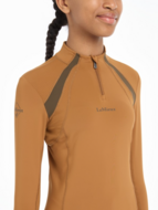 Le Mieux YOUNG RIDER Mesh baselayer Mia lange mouw Ginger