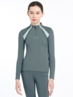 Le Mieux YOUNG RIDER Mesh baselayer Mia lange mouw Glacier