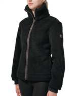 Equestrian Stockholm Teddy Fleece jas /vest Black Mocha