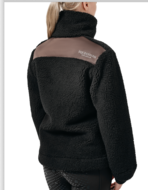 Equestrian Stockholm Teddy Fleece jas /vest Black Mocha