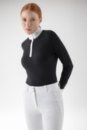 Equiline Competition Polo L/S GAVAG Black