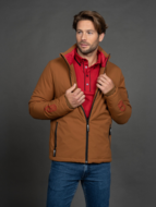 ECX fashion Heren Outdoor Jacket Bruin