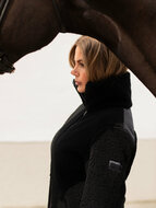 Equestrian Stockholm Teddy Fleece jas /vest Dark Ocean