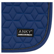 Anky zadelpad dressuur - Poly Nylon Twilight Blue  FULL